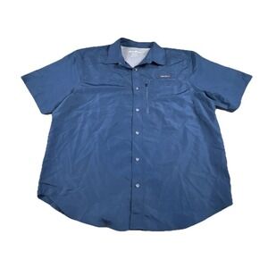Eddie Bauer Men's Short Sleeve Button Down Performance Shirt Size‎ XL Fishing